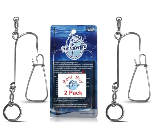Fish SaverPro Descending Fish Release Device 2 Pack – NOAA-Preferred Barotrauma Recovery Tool