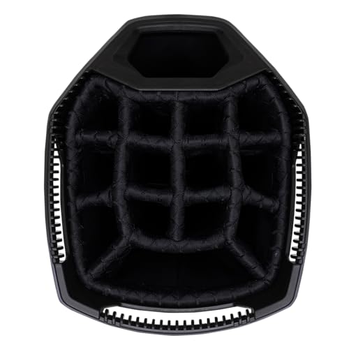 Men's C130 Cart Golf Bag - Lightweight, 14-Way Organization - Black