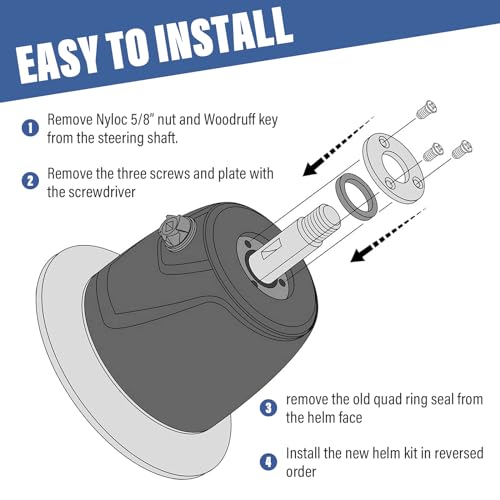 Hydraulic Helm Seal Service Kit HP6032 for SeaStar & BayStar
