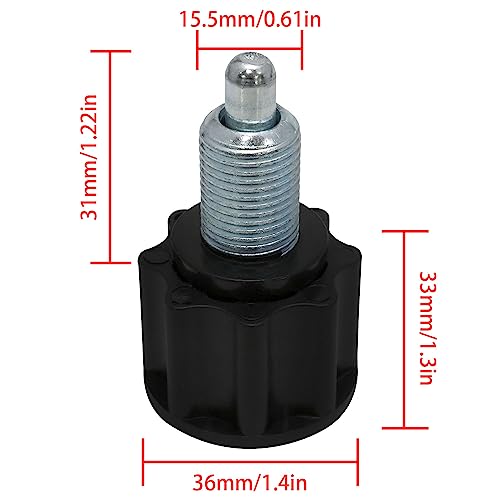 M16 Pop Pull Pin Knob - Black, High Quality Adjustable Knob