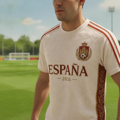 Spain National Soccer Team Jersey 2026 - Large / 02 White