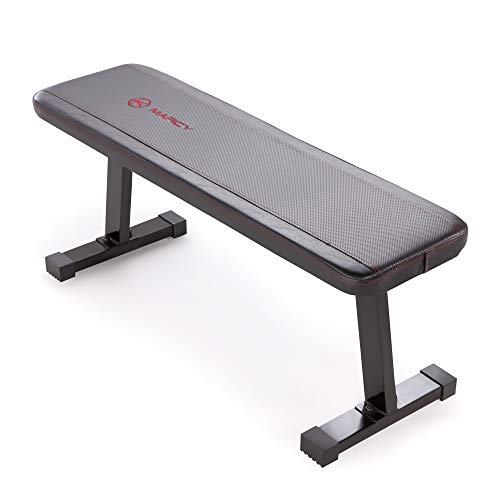 Flat Utility Weight Bench for Home Gym - Basic Black