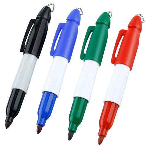 Golf Ball Alignment Marking Tool Set - 8 Pack with Permanent Markers
