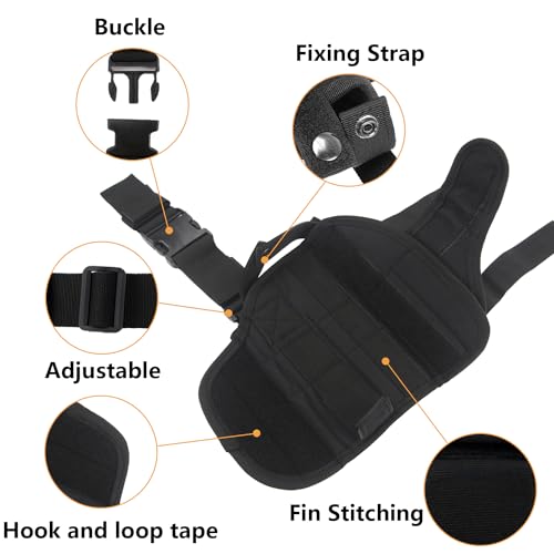 Tactical Toy Pistol Leg Holster - Adjustable Thigh Strap for Kids