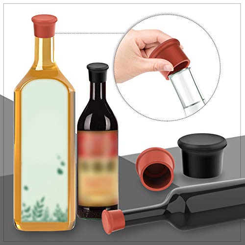 26Pcs Wine Glass Charms Set with Bottle Stopper - Multicolor