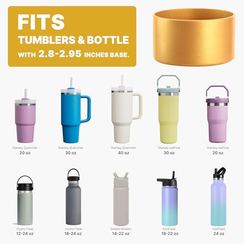 Silicone Boot Sleeve for Stanley 40 oz Tumbler - Gold