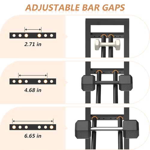 Adjustable 3-Tier Dumbbell Rack Stand - 9.84"D × 29.25"W × 31.37"H