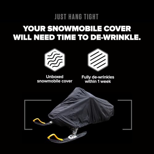 Budge Sportsman Waterproof Snowmobile Cover 145" XL Heavy Duty, All-Weather Protection