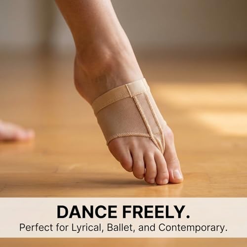 Zenmarkt X-Small Ballet & Dance Half Soles Foot Undies for Flexibility