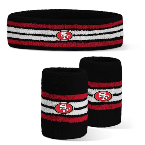 NFL San Francisco 49ers Headband & Wristband Set - OSFM