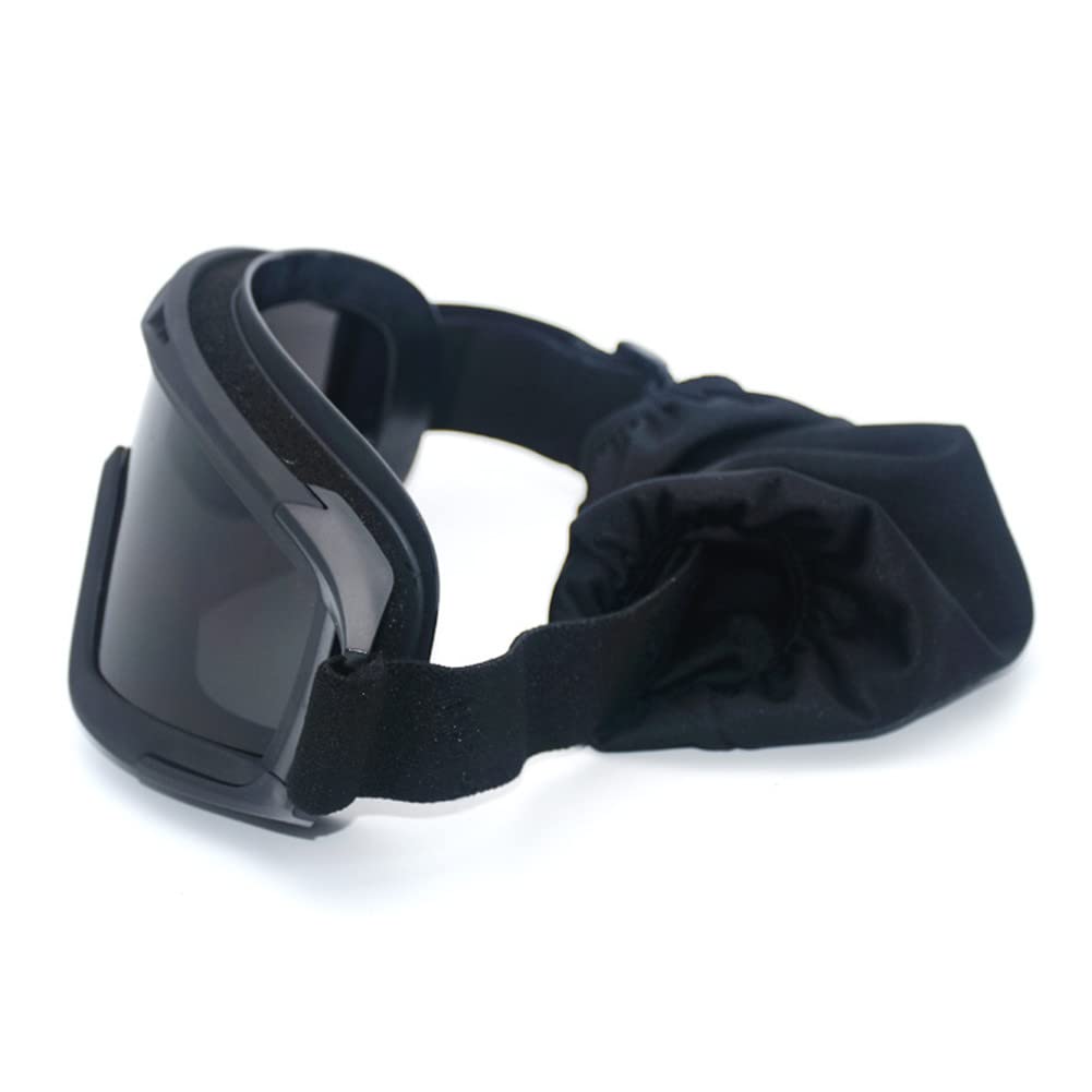 HARGLESMAN Airsoft Goggles Tactical Safety Goggles Anti Fog Glasses with Interchangeable Lenses Hunting Cycling Paintball (Black)