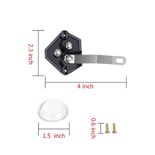 10L0L 30 Amp Dual Link Fuse Kit Fits Most of 36V/48V Golf Cart Lester Power Drive Charger for Yamaha Club Car EZGO, Replaces 1012101 603207 31567G1