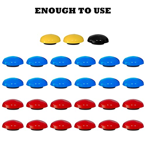 Soccer Coaching Magnets Set - 27 Assorted Team & Referee Pieces