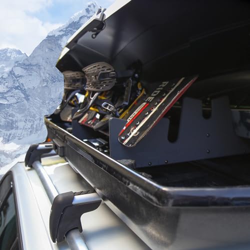 Ski and Snowboard Rack Inserts for Rooftop Cargo Box - LOWPRO5-XL