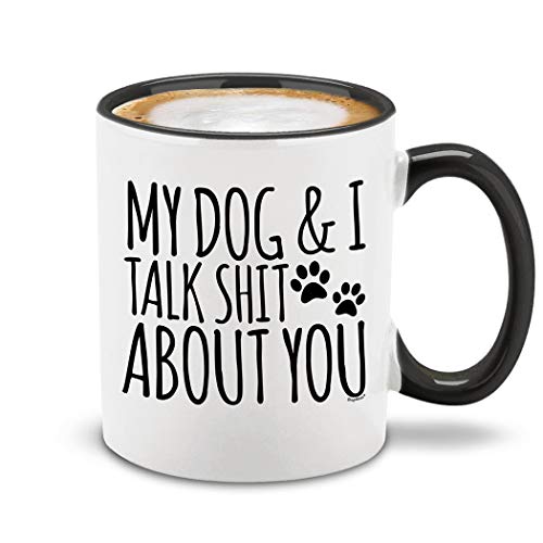 Funny Dog Lover Mug - 11oz Coffee Cup for Dog Moms & Dads, Gift Idea