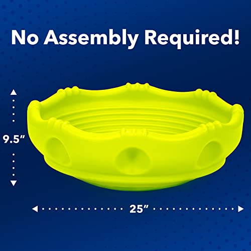 Wobble Disk and Climbing Dome for Kids - Indoor/Outdoor - 1 Pack - Lemon Yellow