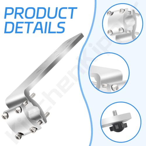 Stow N' Go Grill Rail Mount Bracket for Kuuma BBQ Grill - Aluminum