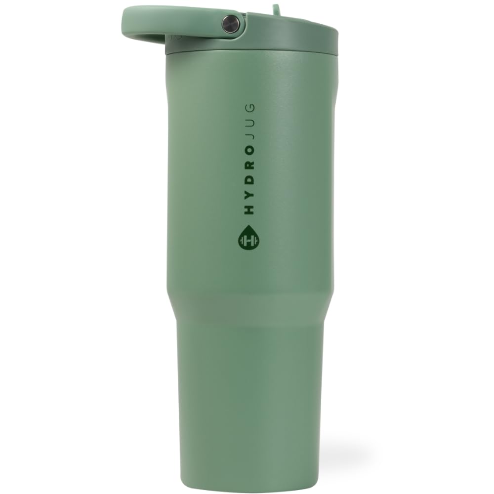 HydroJug Sport 40 oz Insulated Stainless Steel Water Bottle, Sage