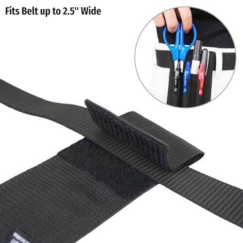 VEPKOIT 3-Pen Belt Pen Holder Pouch for Duty Belt, Pencils & Small Tools