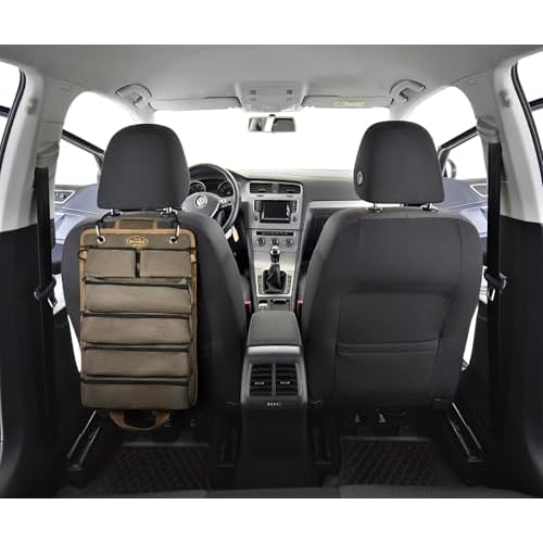 The Ryker Roll Up Tool Bag Organizer Gifts for Dad. Heavy Duty Motorcycle Tool Roll Bag Organizer. Portable Rollup Toolbag w/Detachable Pouches - Tools Bags Mens gifts for him - Mechanic & Electrician