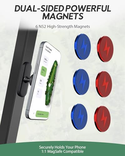 Magnetic Golf Cart Phone Holder - Strong N52 Magnet, 1PC