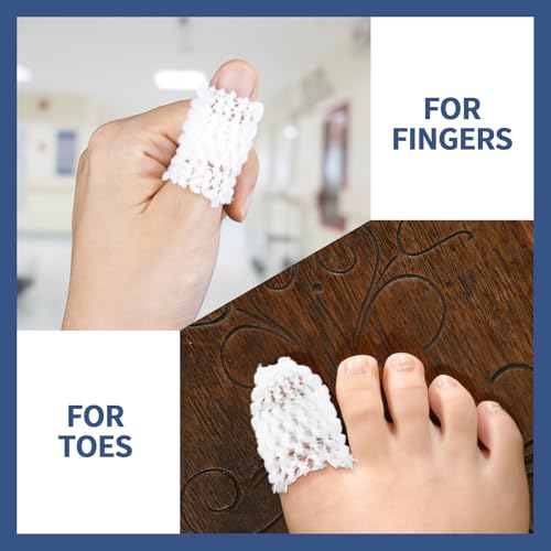 Tubular Bandage Set - 2 Rolls, 4.36 Yards, 0.6 Inch Elastic Mesh