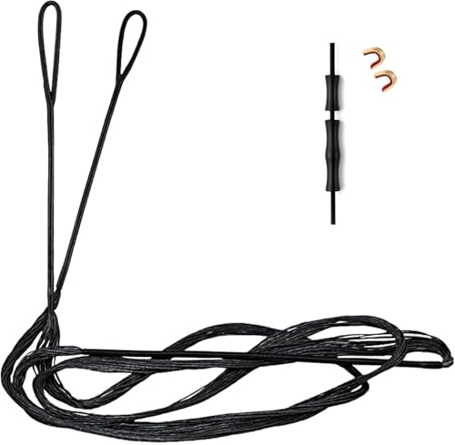 Deerseeker Outdoor AMO 60" Recurve Bow String 14 Strands with Finger Protector & Nocks