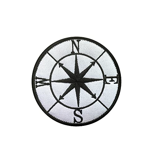 Tactical Compass Patch - 3.15" Round with Hook and Loop
