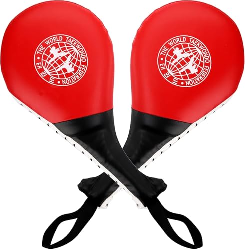 Frcctre 2 Pack Taekwondo Kick Pads - Durable Martial Arts Striking Targets for Karate & Kickboxing