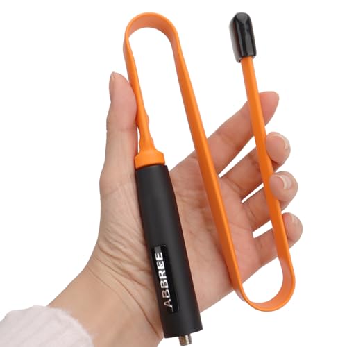 18.8-inch High Gain SMA-Female Tactical Radio Antenna - Foldable Orange