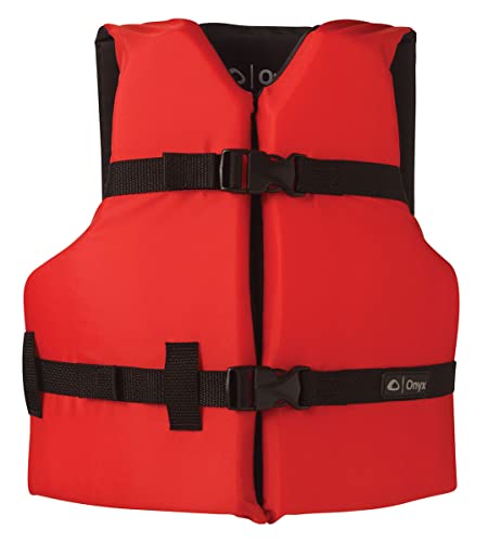 Youth Life Jacket - Coast Guard Approved Flotation Vest - Red