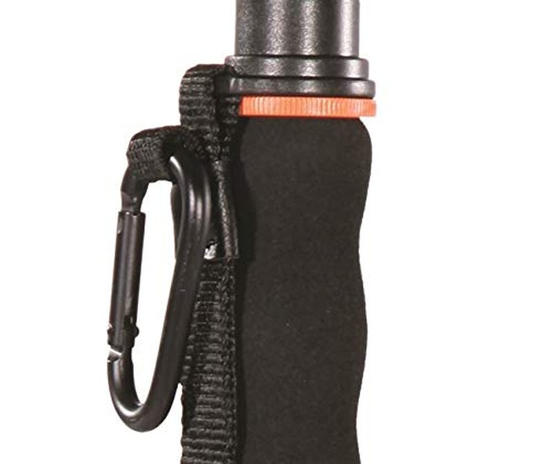 Vanguard Scout M62 Gun Pod with V Shaped Rotating Yoke, Quick Flip Leg Locks, Foam Hand Grip with Wrist Strap and Carabiner, Black