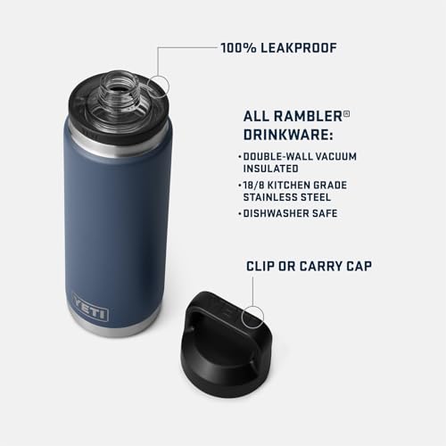 YETI Rambler 26 oz Insulated Stainless Steel Bottle with Leakproof Chug Cap - Alpine Yellow