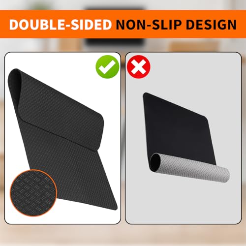 Non-Slip Elliptical & Stepper Mat - 23.6" x 17" - Double-Sided