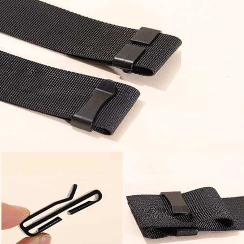 30 Pack Plastic Webbing Ending Clips - 1 Inch Clip Fasteners