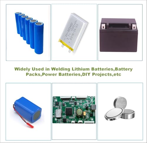 Nickel Strips for Battery Welding, 0.15mm Thickness, 7mm Width, 10m Roll - Durable Nickel Tape for Lithium Ion Battery Pack Assembly and Spot Welding