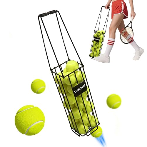 Pickleball and Tennis Ball Hopper - Metal, Large Capacity