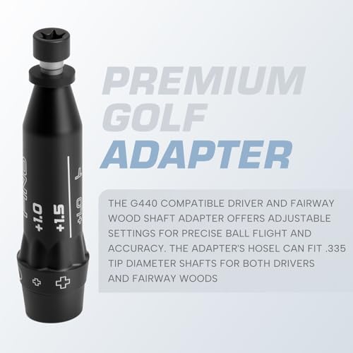 Golf Shaft Adapter Sleeve 0.335 Tip Compatible with Ping G440