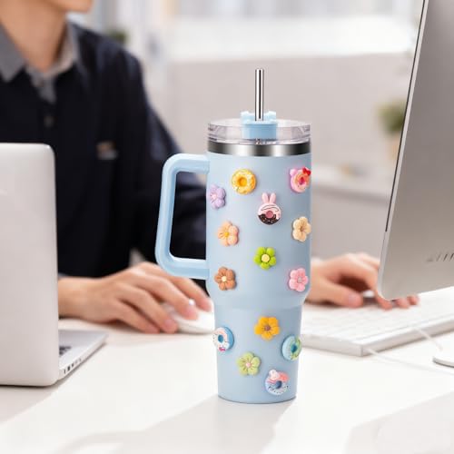 3D Stickers Pack - 20 Mermaids Cleaning Designs for Owala Stanley Cup