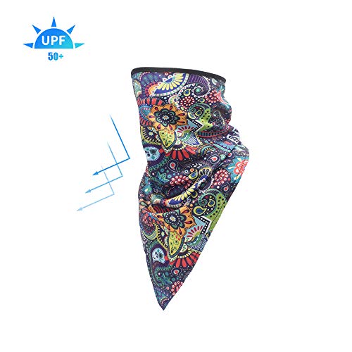 UPF 50+ Women’s Colorful Neck Gaiter Face Mask - Fcm-03