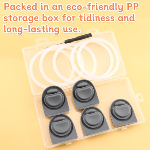 Replacement Seal Gasket Stoppers for Owala Freesip - 5 Grey Kit