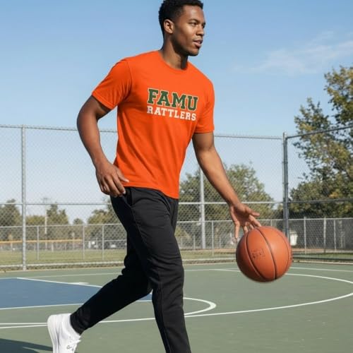 Florida A&M Rattlers Team Logo Tee - Unisex Orange Medium Shirt