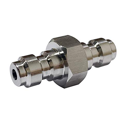 Double Male Quick-Disconnect Coupling Adaptor - 1 PCS Stainless Steel