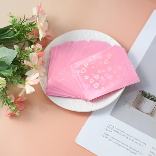 100pcs Holographic Colors Card Sleeves