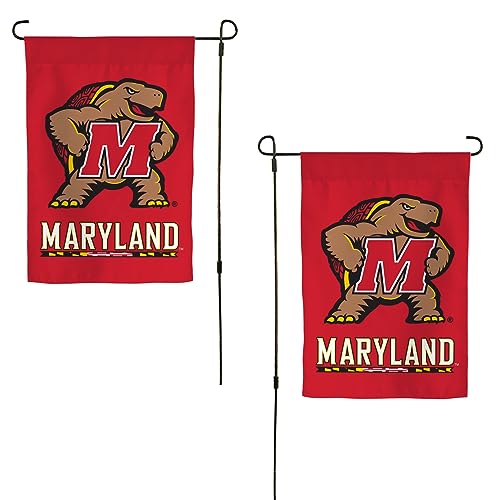 Maryland University Flag - Double-Sided Garden Flag for Outdoor Display
