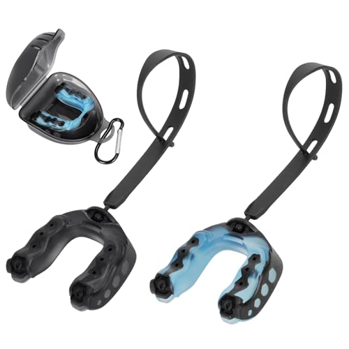 2-Pack Youth Sports Mouth Guards with Cases - Multi-Sport Protection
