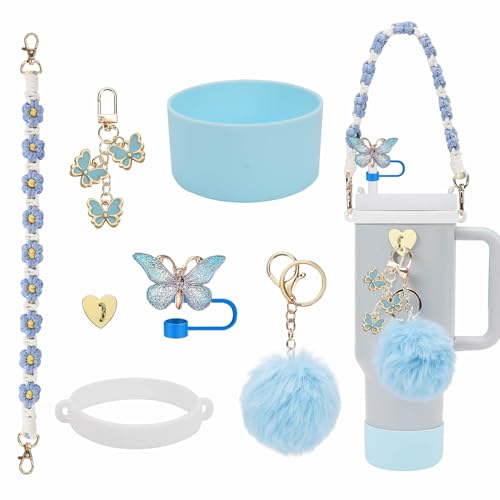 7PCS Tumbler Accessories Set - Blue for Stanley Cup 20oz 30oz 40oz
