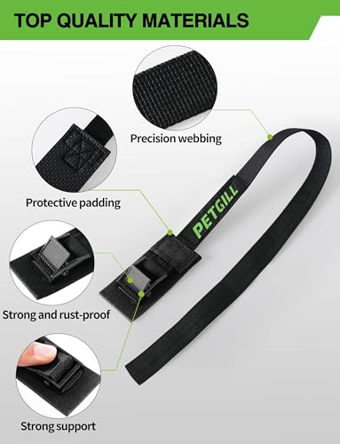 39-Inch Bike Rack Straps - 4-Pack, 440 lbs Load Capacity