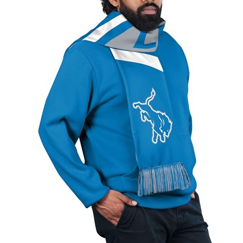 Detroit Lions NFL Reversible Printed Scarf - Unisex Adult