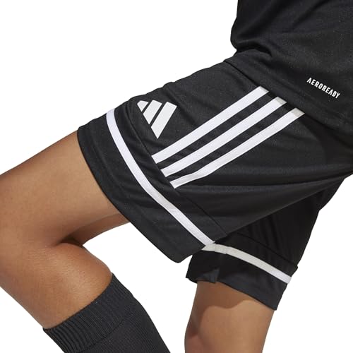 Soccer Shorts for Kids - adidas Squadra 25 - Large Black/White